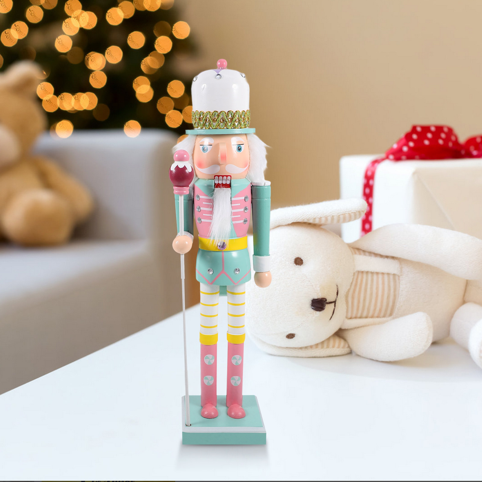 Interior Design Home - Wooden Nutcracker Ornament Christmas Decor Soldier