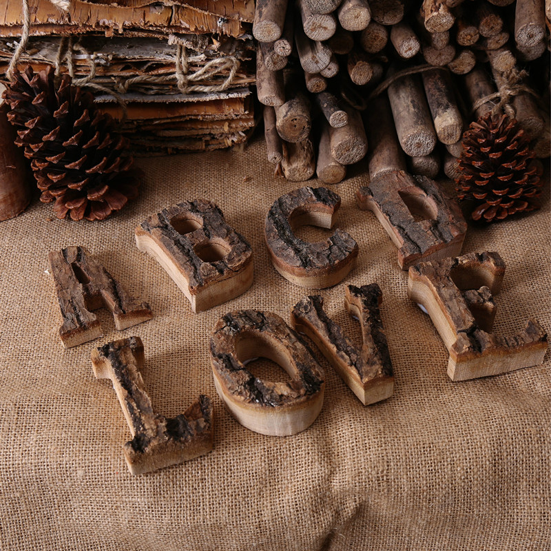 Interior Design Home - Wooden Letters Home Decor Alphabet Number
