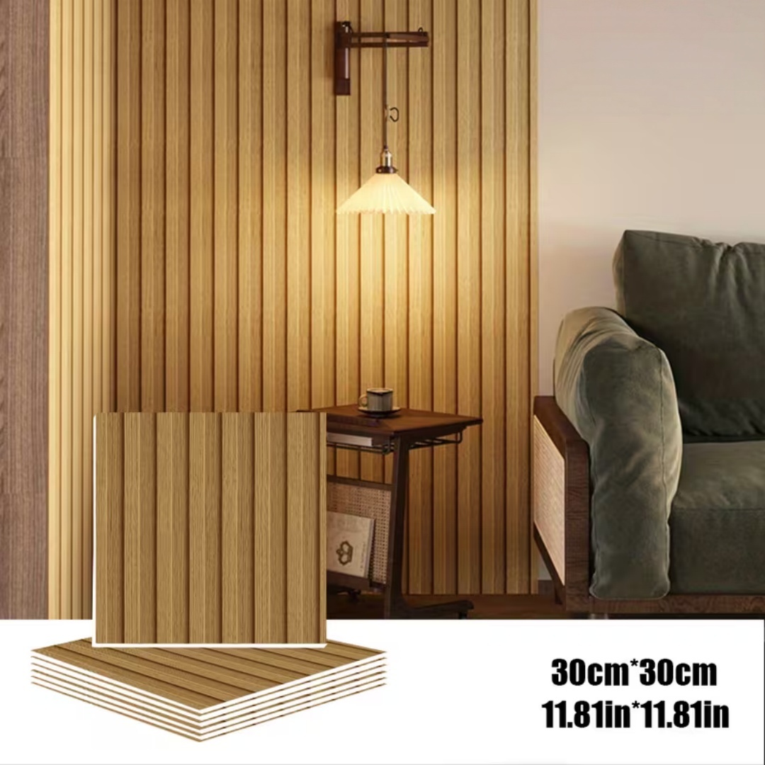 2D Self-Adhesive PVC Wood Grai - Wall Panel 3D Texture recension och pris