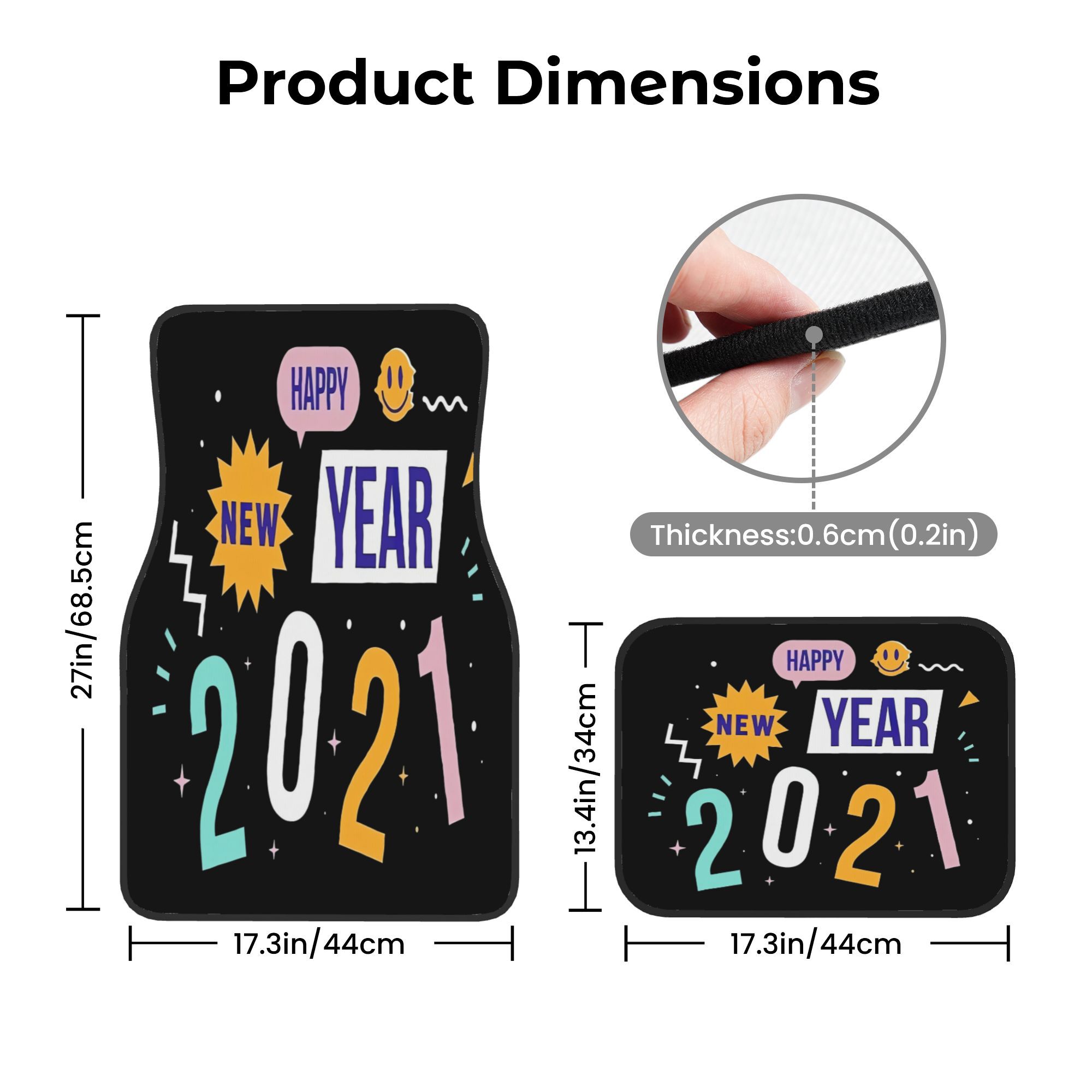 4pcs Happy New Year 2021 Made  - Interior Design Its recension och pris
