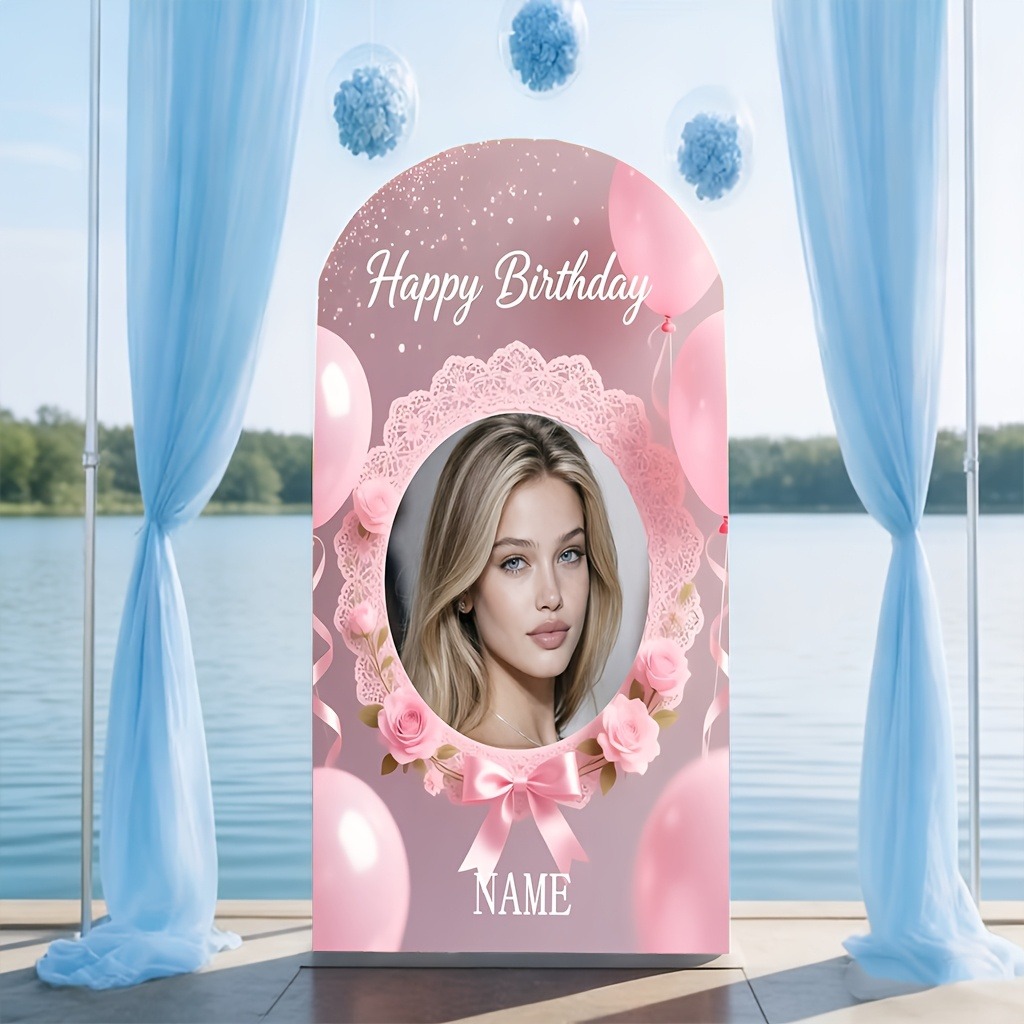 Custom Photo/Name Arch Backdro - Interior Design School recension och pris