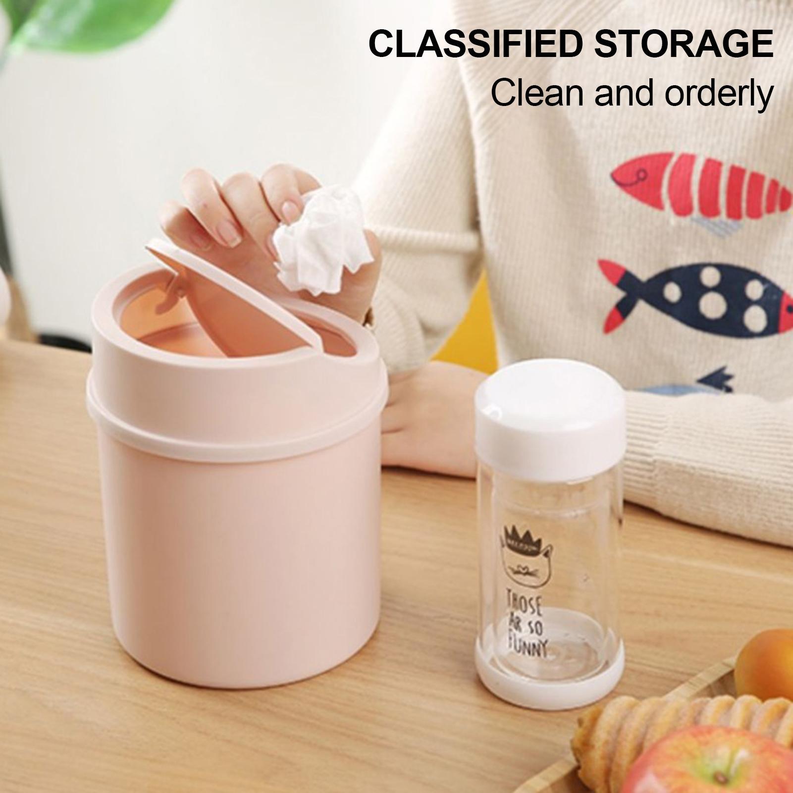 Mini Desktop Bin Small Trash C - Interior Design Youtube recension och pris