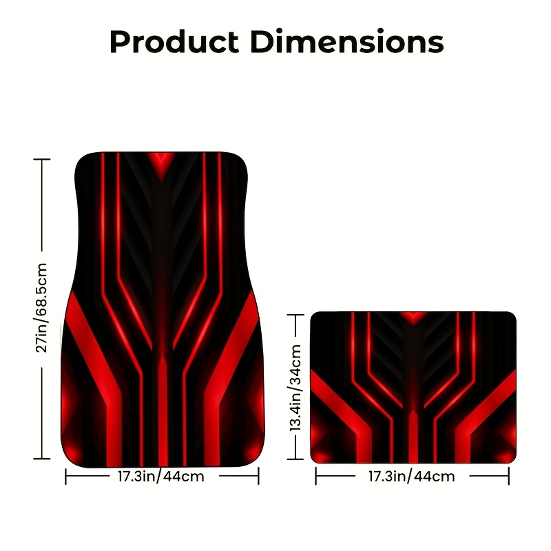 Car Floor Mats 4pcs, Material, - Interior Design Visualizer recension och pris