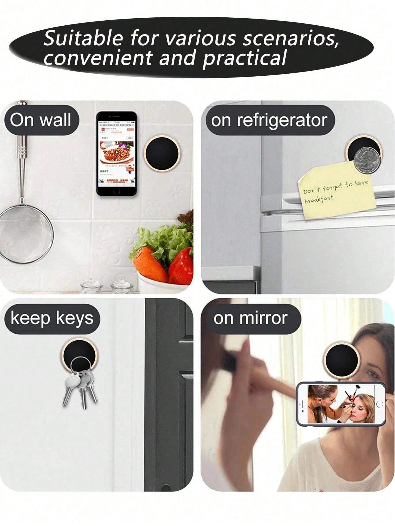 1/2 Round Magnetic Car Phone H - Interior Design Visualizer recension och pris