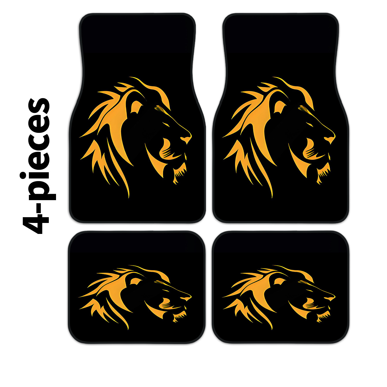 4pcs Auto Floor Mats With Lion - Interior Design Visualizer recension och pris