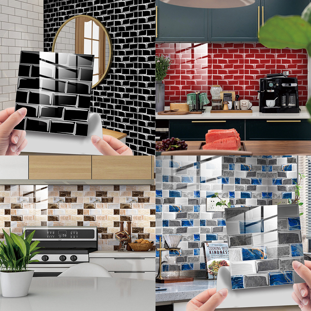 25-Sheet Retro Textured Wall P - Wall Panel 3D Texture recension och pris