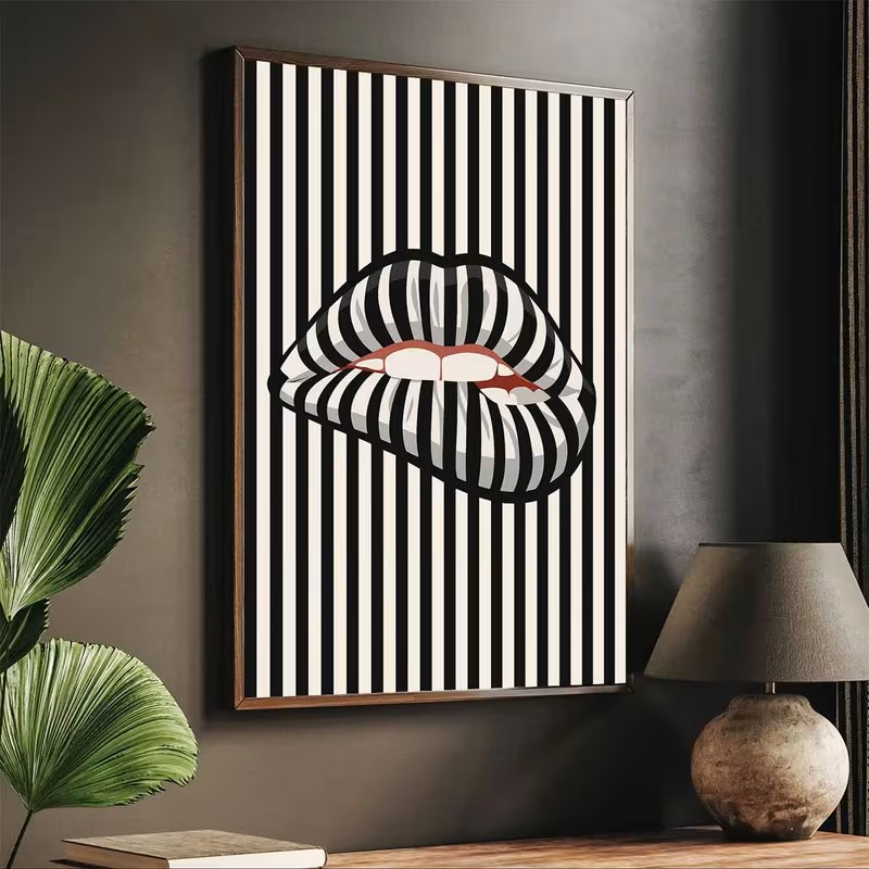 Simple and Abstract Striped Li - Interior Design Home recension och pris