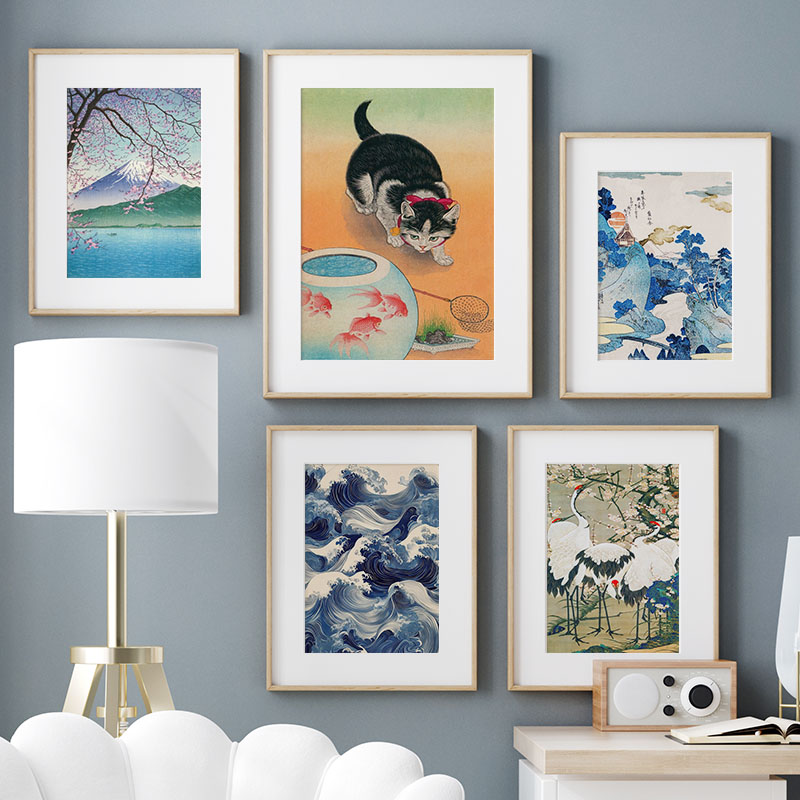Japanese Katsushika Hokusai Ca - Interior Design Home recension och pris
